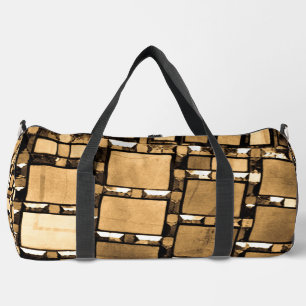 Bolso De Deporte Grande Patrón de espejo geométrico