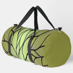 Bolso De Deporte Grande Patrón de licencia creativa verde oliva