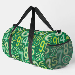 Bolso De Deporte Grande Patrón de número