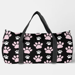 Bolso De Deporte Grande Patrón De Pasta, Pasta Rosa, Pasta De Perro, Patas