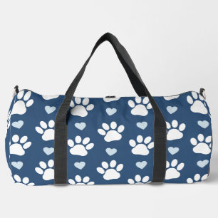 Bolso De Deporte Grande Patrón De Patas, Patas De Perro, Patas Blancas, Co
