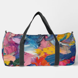 Bolso De Deporte Grande Patrón de pintura de expresionismo abstracto