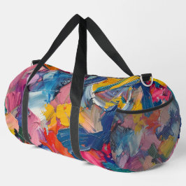 Bolso De Deporte Grande Patrón de pintura de expresionismo abstracto