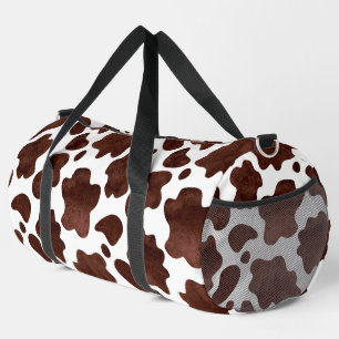 Bolso De Deporte Grande Patrón de puntos de vaca Impresión de animales mar