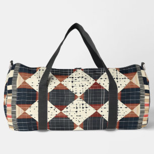 Bolso De Deporte Grande Patrón de tallo de las casas de campo