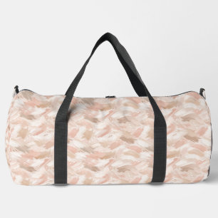 Bolso De Deporte Grande Patrón de trazo de pincel abstracto