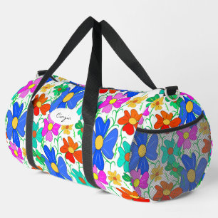 Bolso De Deporte Grande Patrón floral