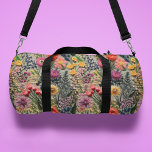 Bolso De Deporte Grande Patrón floral de flor silvestre Faux Embroidery<br><div class="desc">La Bolsa de Duffle,  con motivos florales de flor silvestre,  presenta un elegante diseño floral florido de flores silvestres de color bordado falso. Añada su monograma,  nombre o texto personalizado para un regalo fabuloso para su familia y amigos. Creado por Evco Studio www.zazzle.com/store/evcostudio</div>