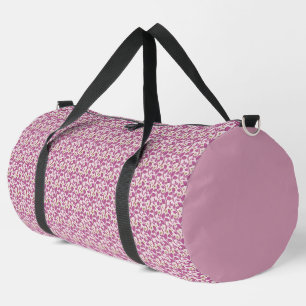Bolso De Deporte Grande Patrón floral de viña botánica rosa Diseño de la n