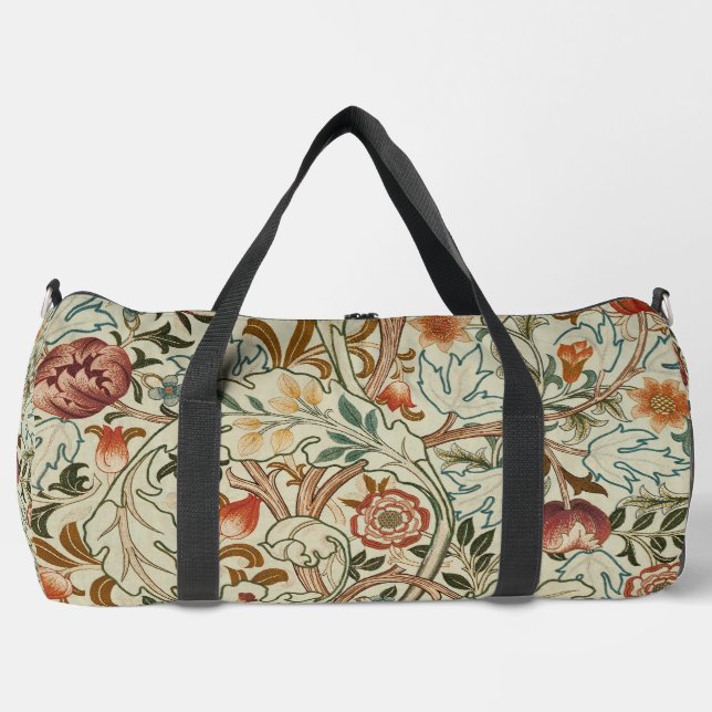 Bolso De Deporte Grande Patrón floral de William Morris Acanthus Embroider (Anverso)