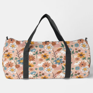 Bolso De Deporte Grande Patrón floral pintado a mano-23136