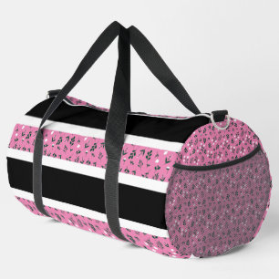 Bolso De Deporte Grande Patrón Floral Rústico Elegante