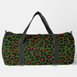 Bolso De Deporte Grande Patrón sin foco de leopardo
