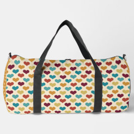 Bolso De Deporte Grande PATRONES AMARILLOS DE NARANJA ROJO verde azulado