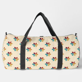 Bolso De Deporte Grande PATRONES AMARILLOS DE NARANJA ROJO verde azulado