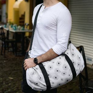 Bolso De Deporte Grande Patrones de Círculo Elegante