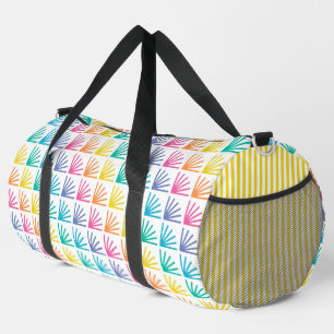 BOLSO DE DEPORTE GRANDE PATRONES GEOMÉTRICOS DE COLORES BRILLANTES DE RAIN