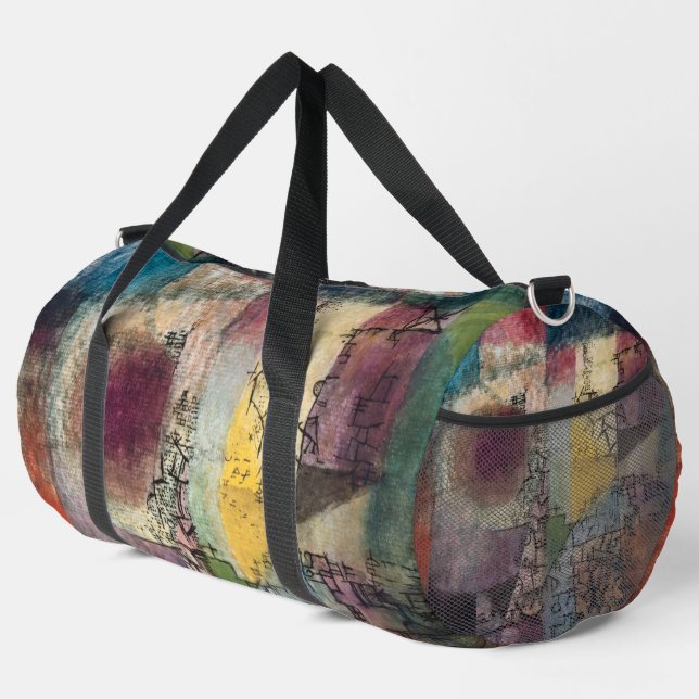 Bolso De Deporte Grande Paul Klee Abstract Art Cubism  (Esquina derecha)