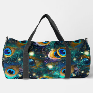 Bolso De Deporte Grande Pavo Real Perfecto