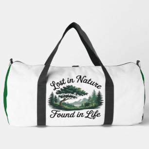 Bolso De Deporte Grande Perdido en la Naturaleza Encontrado en la Vida" -