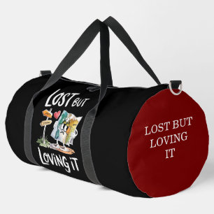 Bolso De Deporte Grande Perdido y Amando el Viaje