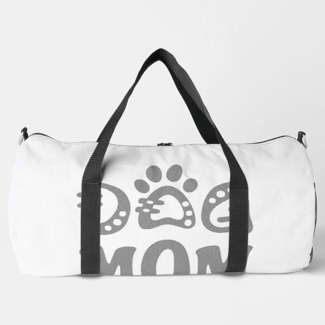 Bolso De Deporte Grande Perro Mamá (Anverso)