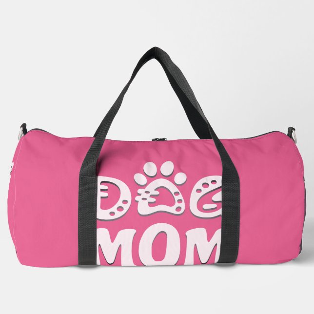 Bolso De Deporte Grande Perro Mamá (Anverso)