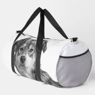 Bolso De Deporte Grande Perro mestizo grande monocromo refinado
