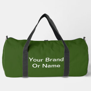 Bolso De Deporte Grande Personalice su marca o nombre Bosque verde