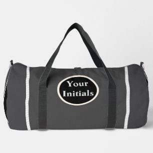 Bolso De Deporte Grande Personalización de la banda gris