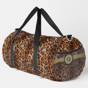 Bolso De Deporte Grande Personalizado Leopard Duffle Bag