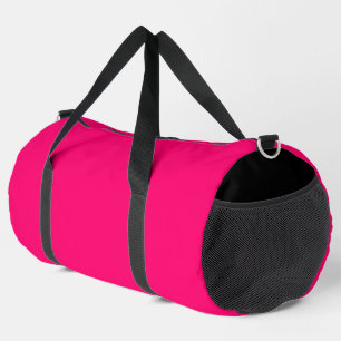 Bolso De Deporte Grande Personalizado Neon Pink Gym Duffle Bag - Negrita y