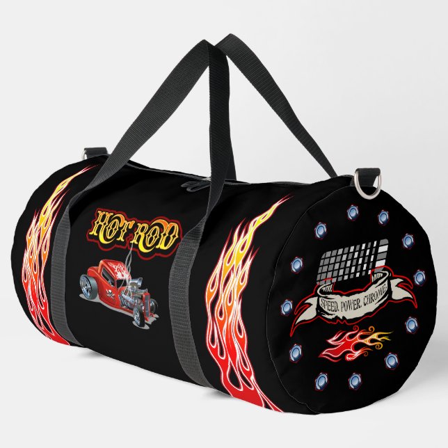 Bolso De Deporte Grande Personalizado retro (Esquina izquierda)