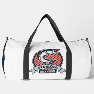 Bolso De Deporte Grande PESCA de nombre personalizado