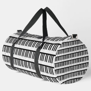 Bolso De Deporte Grande Piano Negro Y Blanco Músico Instrumento