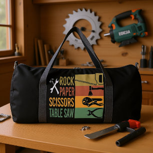 Bolso De Deporte Grande Piedra Papel Tijeras Sierra de Mesa