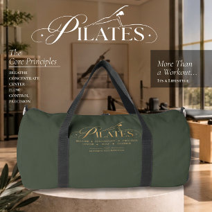 Bolso De Deporte Grande Pilates de Lujo Los Principios Básicos Green