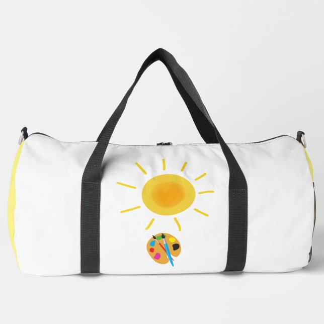 Bolso De Deporte Grande pintar el sol (Anverso)