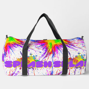 Bolso De Deporte Grande pintura de salpicadura