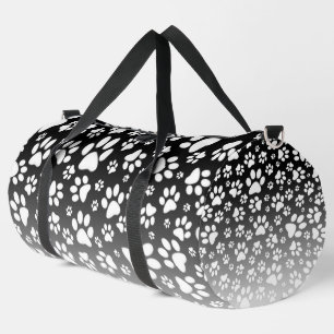Bolso De Deporte Grande Pinzas de patrón blanco en el fondo del degradado