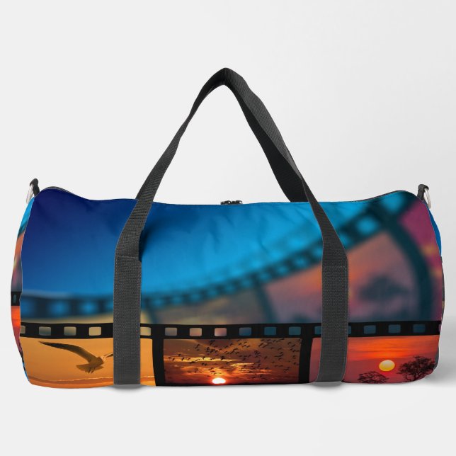 Bolso De Deporte Grande Planetas abstractos (Anverso)