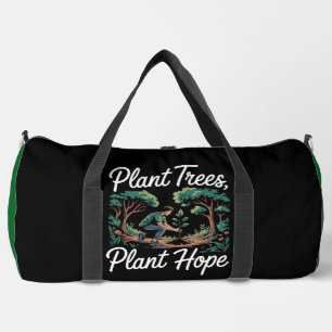Bolso De Deporte Grande Plantar árboles, plantar esperanza" - Jardinería e