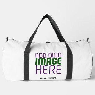 BOLSO DE DEPORTE GRANDE PLANTILLA DE TEXTO DE IMAGEN BLANCA SIMPLE EDITABL