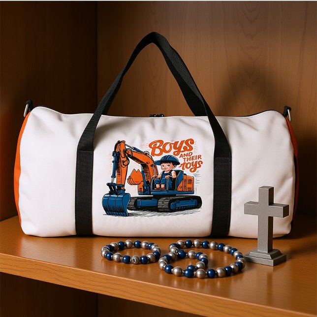 Bolso De Deporte Grande Playtime Atop the Bulldozer (Subido por el creador)