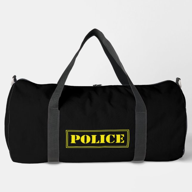 Bolso De Deporte Grande Policía (Anverso)