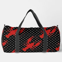 polka de langosta rojo paja negro