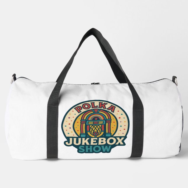 Bolso De Deporte Grande Polka Jukebox Logo Duffle Bag (Anverso)