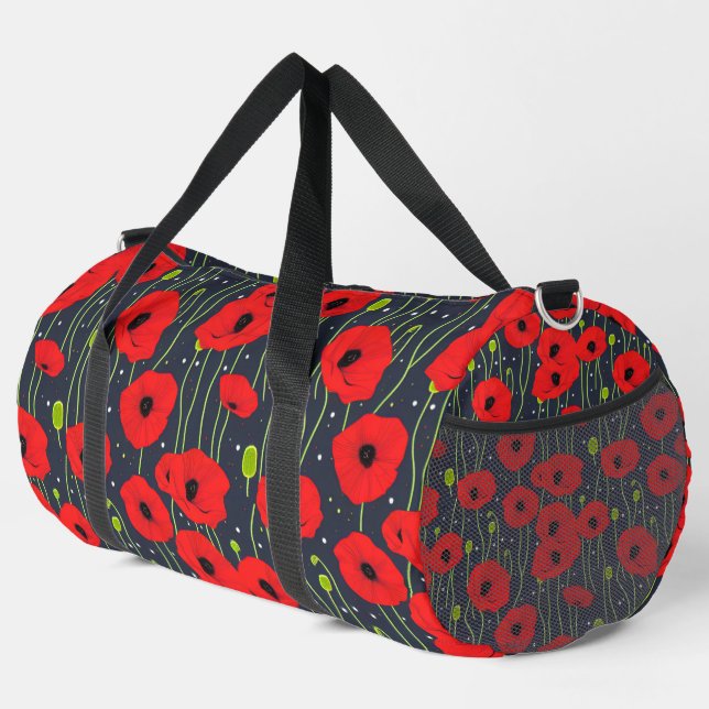 Bolso De Deporte Grande Poppies (Esquina derecha)