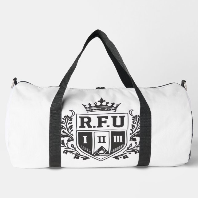 Bolso De Deporte Grande PowerOf3Brand Royal Crest Duffle Bag (Anverso)