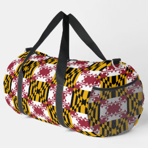 Bolso De Deporte Grande Print Cut Sew Bag con bandera de Maryland, EE.UU.